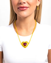 Load image into Gallery viewer, Paparazzi Locket Leisure - Yellow