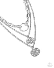 Load image into Gallery viewer, Paparazzi Hammered Halo - Silver