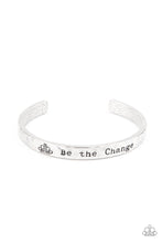 Load image into Gallery viewer, Be The Change - Silver