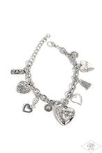 Load image into Gallery viewer, Paparazzi Black Diamond Pure In Heart - Silver
