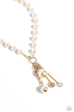 Load image into Gallery viewer, Paparazzi White Collar Welcome - Gold