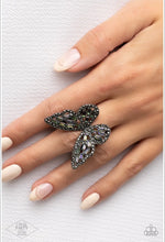 Load image into Gallery viewer, Paparazzi Flauntable Flutter - Black Multi Pink Diamond Life of the Party Exclusive