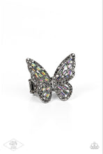 Load image into Gallery viewer, Paparazzi Flauntable Flutter - Black Multi Pink Diamond Life of the Party Exclusive