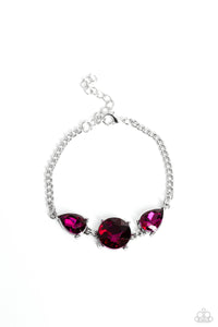 Paparazzi Round Royalty and Paparazzi Twinkling Trio Set  - Pink