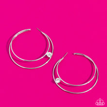 Load image into Gallery viewer, Paparazzi Theater HOOP - White
