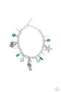 Paparazzi Seahorse Season and Paparazzi Seahorse Serenade Set - Blue