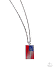 Load image into Gallery viewer, Paparazzi Patriotic Pendant - Red
