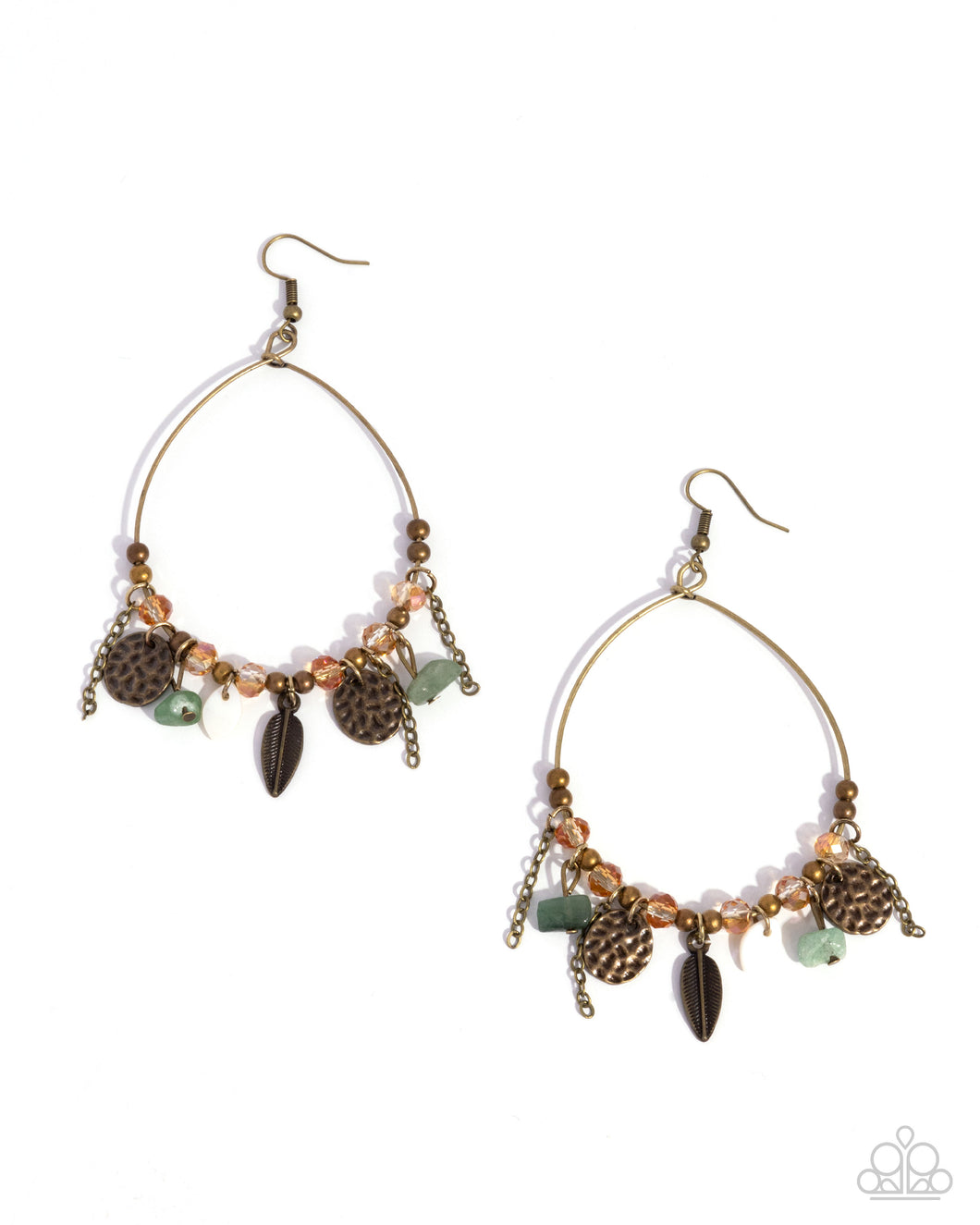 Paparazzi Feathered Fringe - Brass