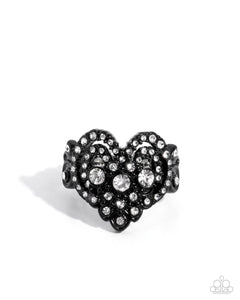 Paparazzi Gallant Glitter - Black