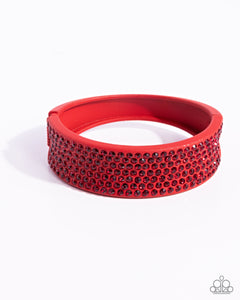 Paparazzi Sprinkling Studs - Red