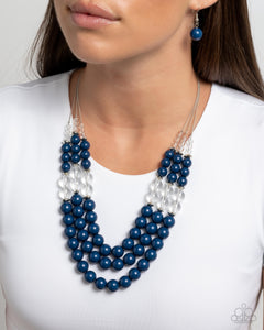Paparazzi Speckled Statement - Blue