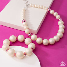 Load image into Gallery viewer, Paparazzi Parading Pearls and  Pearl Procession Set - Pink
