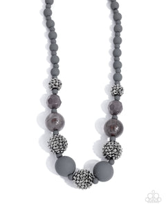 Paparazzi Hematite Haute & Hematite Honor Set - Silver