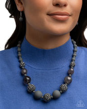 Load image into Gallery viewer, Paparazzi Hematite Haute &amp; Hematite Honor Set - Silver
