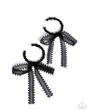 Load image into Gallery viewer, Paparazzi Brand New Bow - Black

