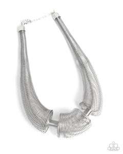 Paparazzi Carefree Coils - Silver