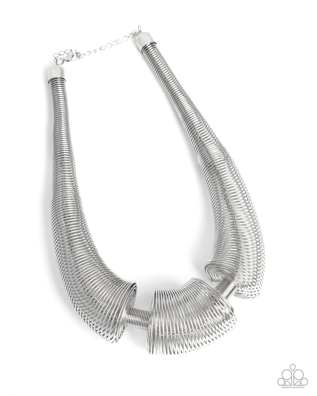 Paparazzi Carefree Coils - Silver