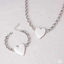 Load image into Gallery viewer, Paprazzi Smitten Smart and Sentiment Start - Silver Set
