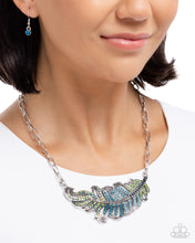 Load image into Gallery viewer, Paparazzi Fancy Feather - Blue
