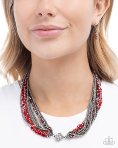 Paparazzi Rushing Radiance - Red