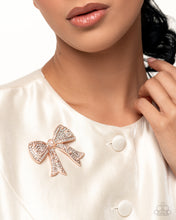 Load image into Gallery viewer, Paparazzi Bow Bravado - Rose Gold
