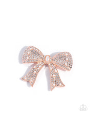 Load image into Gallery viewer, Paparazzi Bow Bravado - Rose Gold
