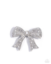 Load image into Gallery viewer, Paparazzi Bow Bravado - White
