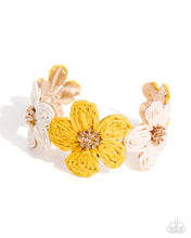 Load image into Gallery viewer, Paparazzi Rustic Raffia - Yellow
