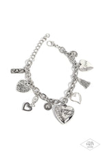 Load image into Gallery viewer, Paparazzi Black Diamond Pure In Heart - Silver
