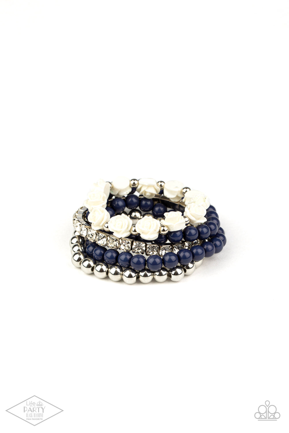 Rose Garden Grandeur - Blue Life of The Party Black Diamond