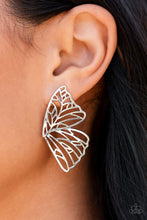 Load image into Gallery viewer, Paparazzi Butterfly Frills - Silver
