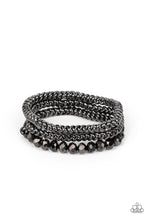Load image into Gallery viewer, Paparazzi Gutsy and Glitzy - Black
