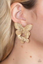 Load image into Gallery viewer, Paparazzi Blushing Butterflies - Gold
