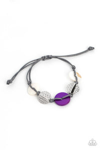 Paparazzi Barefoot Beaches and Shore Up Set - Purple