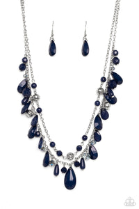 Paparazzi Flirty Flood & Paparazzi Cheeky Cascade Set - Blue