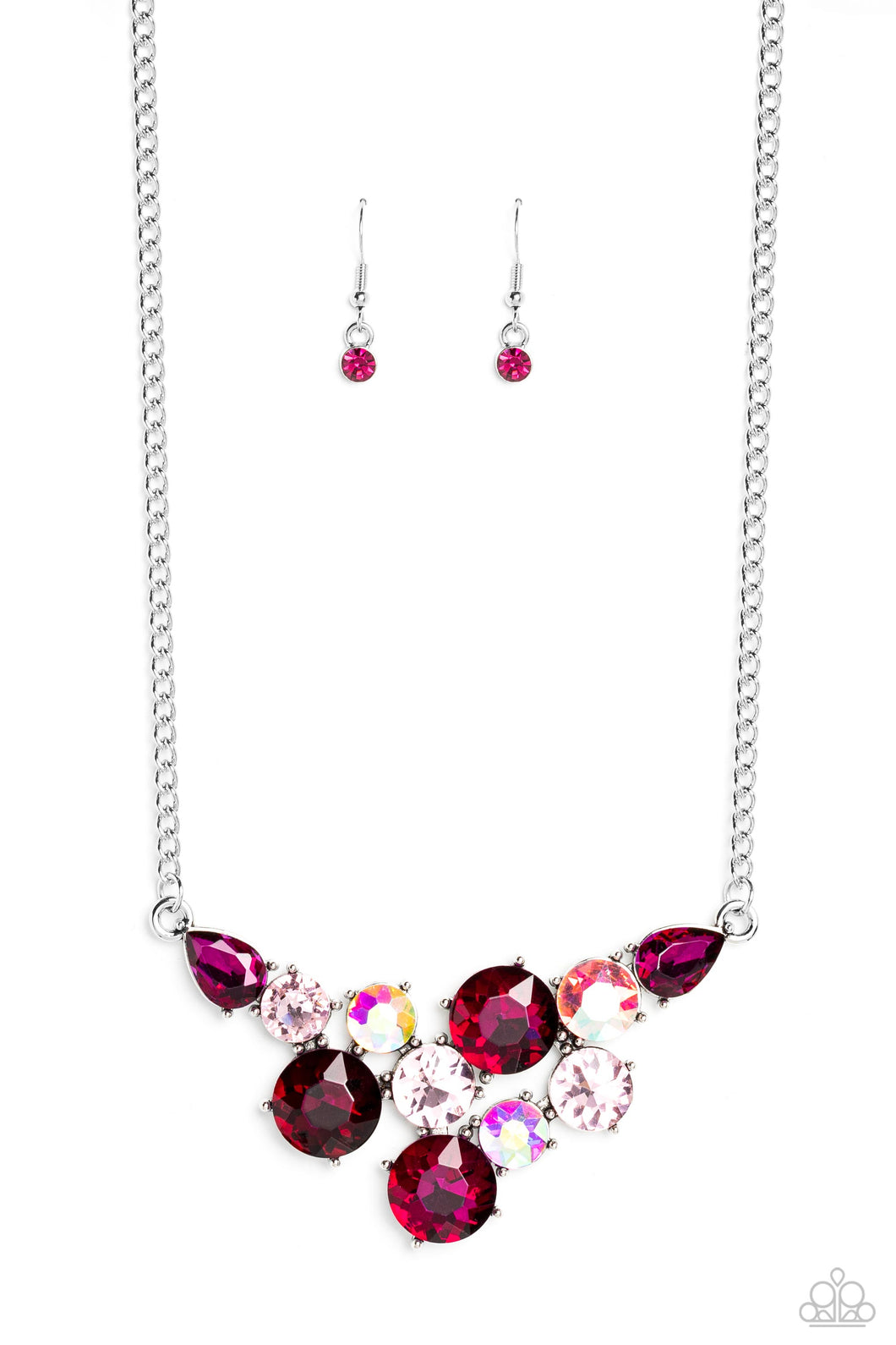 Paparazzi Round Royalty and Paparazzi Twinkling Trio Set  - Pink