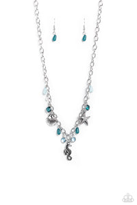 Paparazzi Seahorse Season and Paparazzi Seahorse Serenade Set - Blue