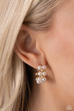 Load image into Gallery viewer, Paparazzi White Collar Wardrobe - Gold
