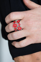 Load image into Gallery viewer, ‘ Paparazzi Floral Crowns - Red
