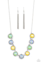 Load image into Gallery viewer, Paparazzi QUEEN OF THE COSMOS - GREEN NECKLACE
